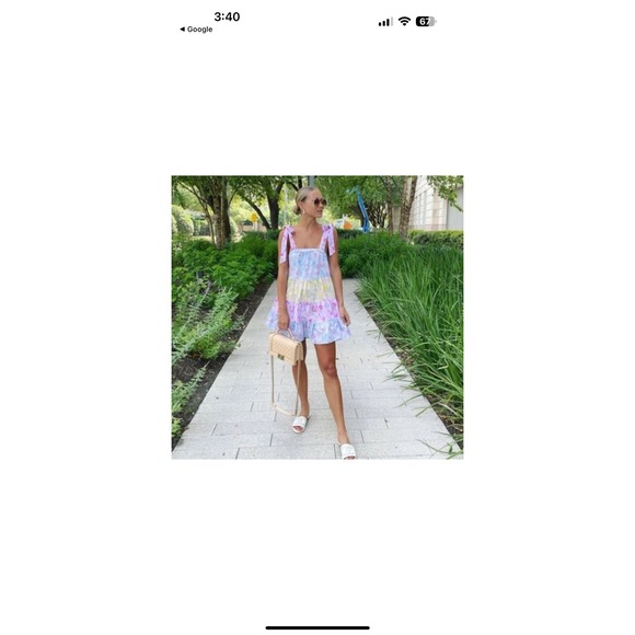 Love Shack Fancy x Target Dress Size XS Jeanne Tiered Ruffle Tie Babydoll - Picture 13 of 13